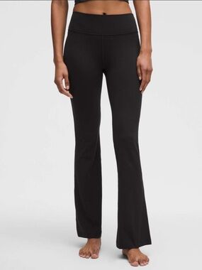 Lululemon Black Groove Nulu High Rise Flared Pant 2